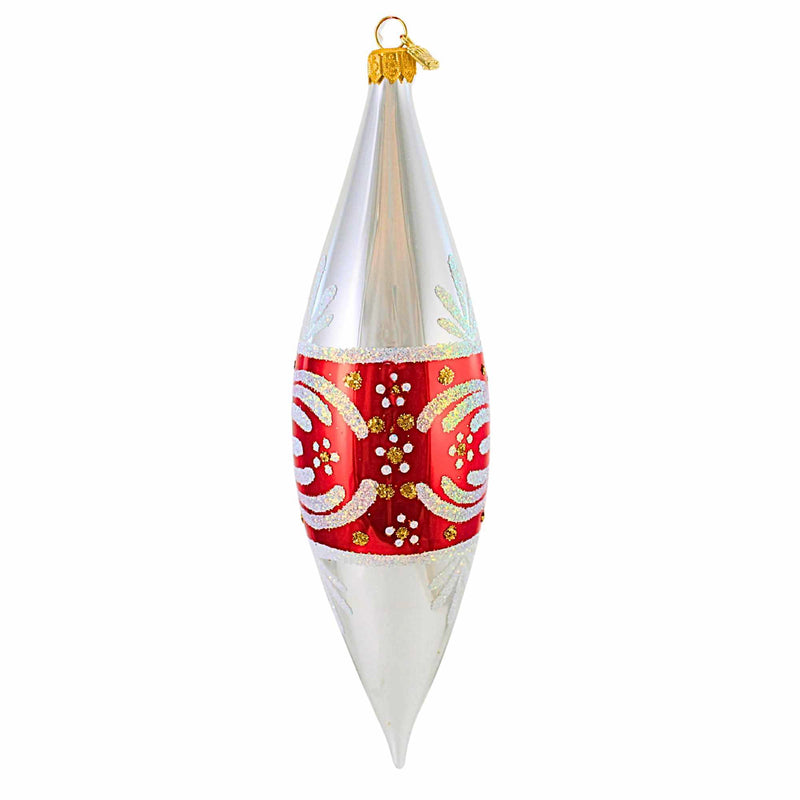Ornament King Crystal Drops Red - - SBKGifts.com