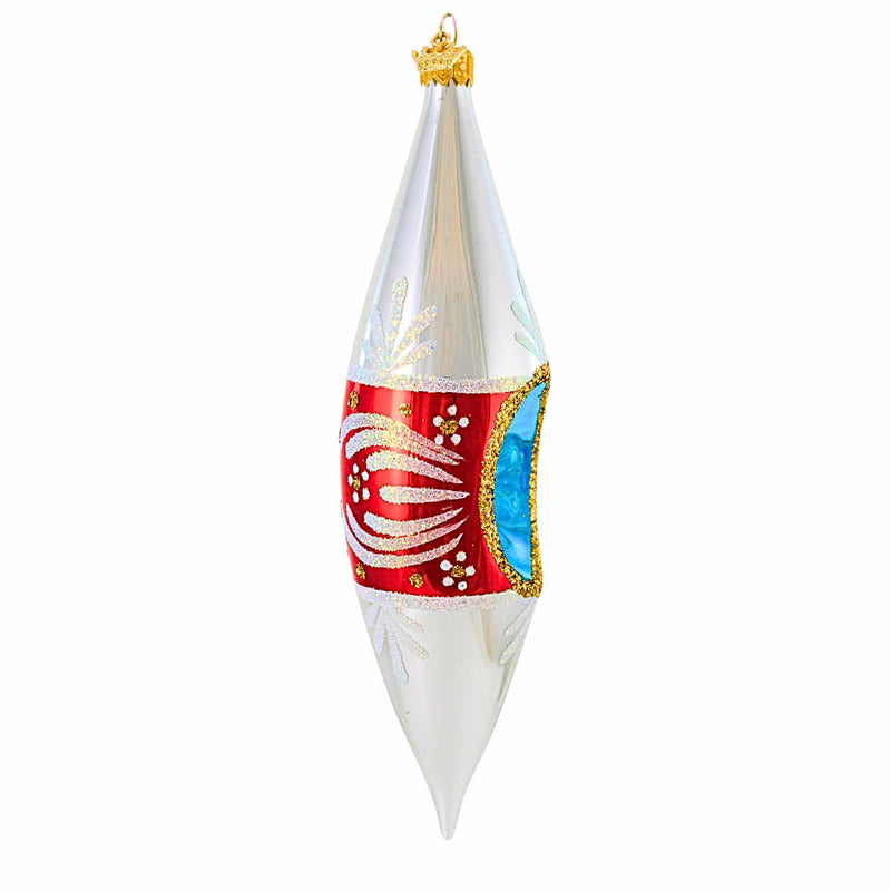 Ornament King Crystal Drops Red - - SBKGifts.com