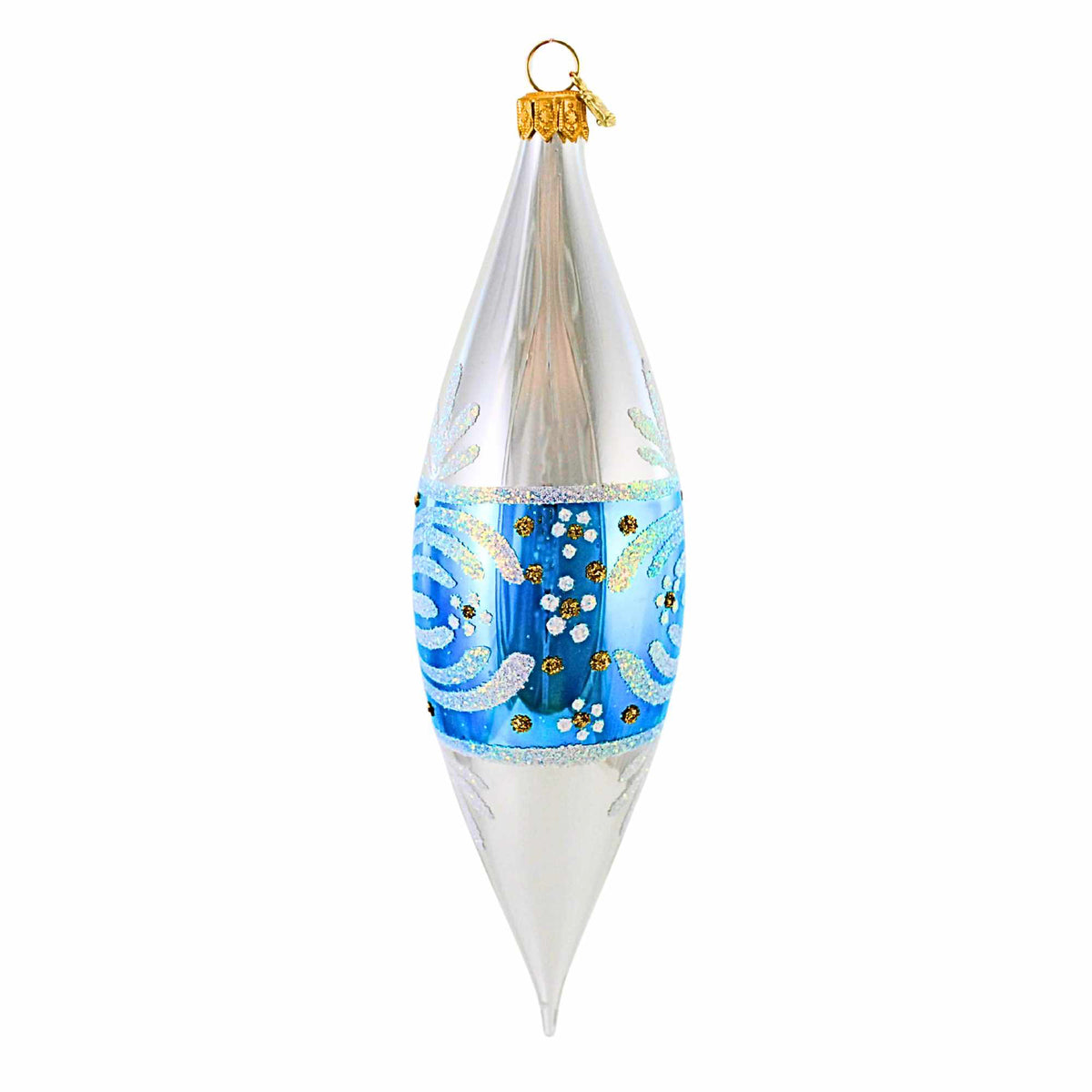 Ornament King Crystal Drops Blue - - SBKGifts.com