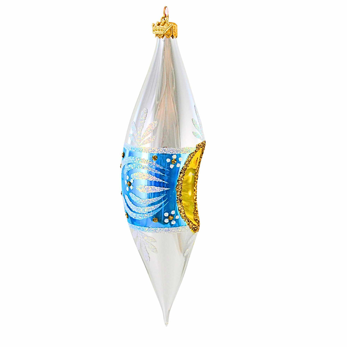 Ornament King Crystal Drops Blue - - SBKGifts.com