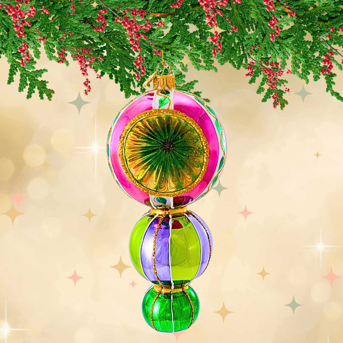 Huras Family Windsor Frost Green Elegance - - SBKGifts.com