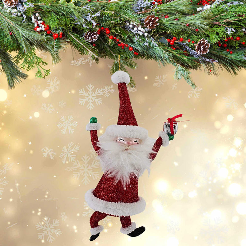 De Carlini Italian Ornaments Jolly Gift Jig - - SBKGifts.com