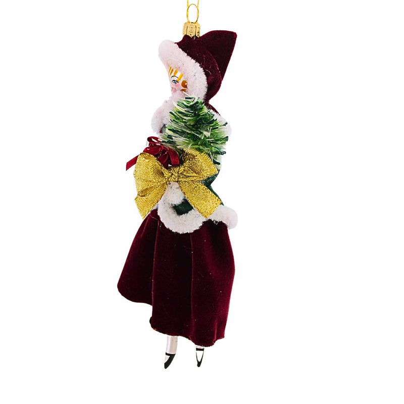 De Carlini Italian Ornaments Isabella Evergreen - - SBKGifts.com