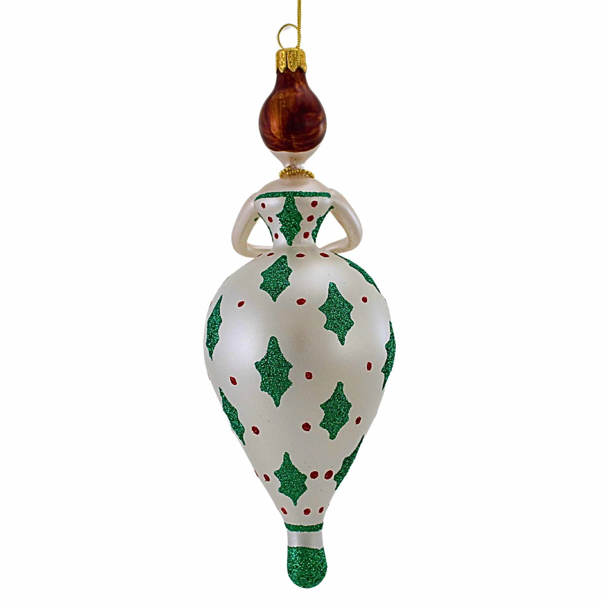 De Carlini Italian Ornaments Holly Winterdale - - SBKGifts.com