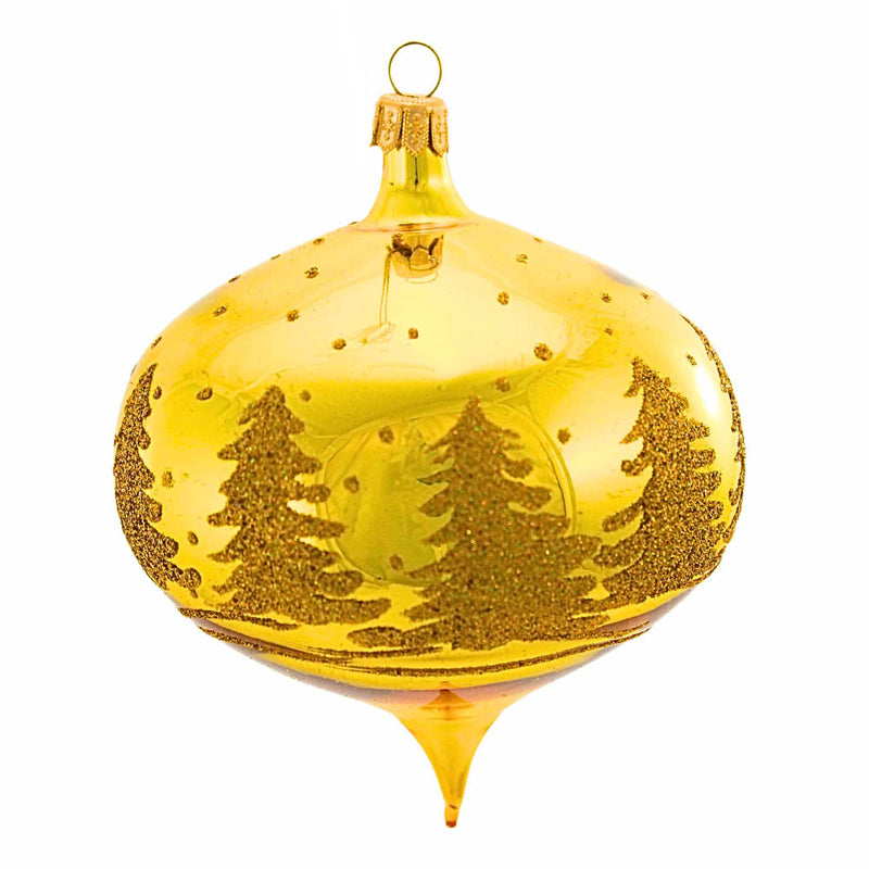 De Carlini Italian Ornaments Glitterglow Deer - - SBKGifts.com
