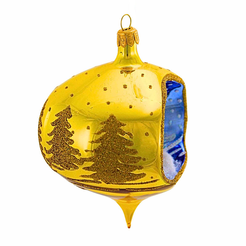 De Carlini Italian Ornaments Glitterglow Deer - - SBKGifts.com