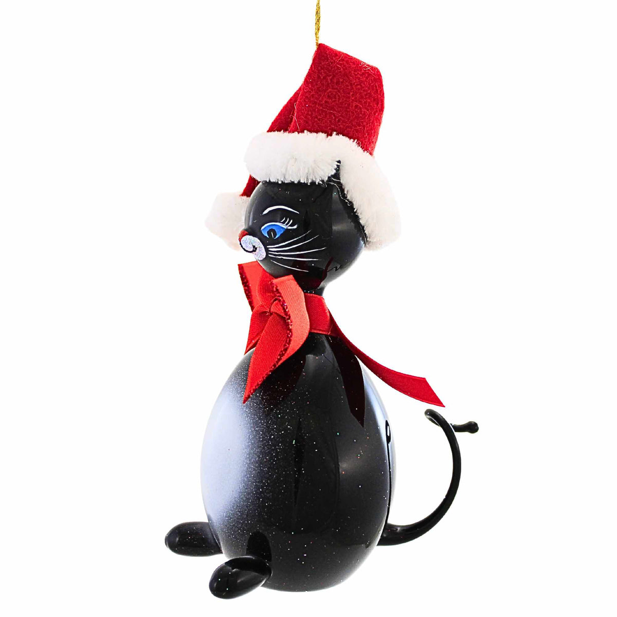 De Carlini Italian Ornaments Mittens Claus - - SBKGifts.com