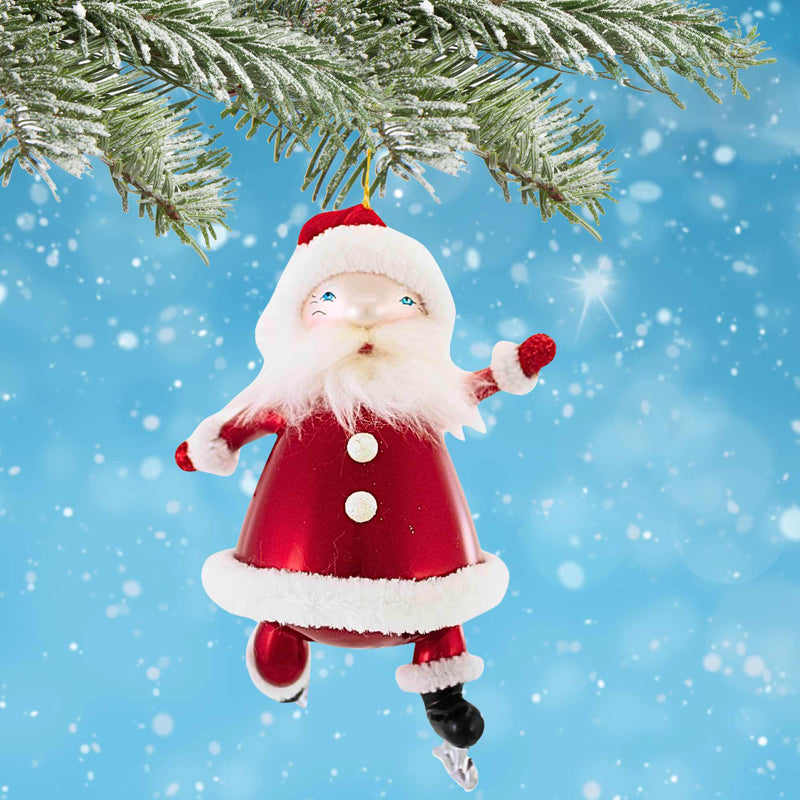 De Carlini Italian Ornaments Frosty Footwork - - SBKGifts.com