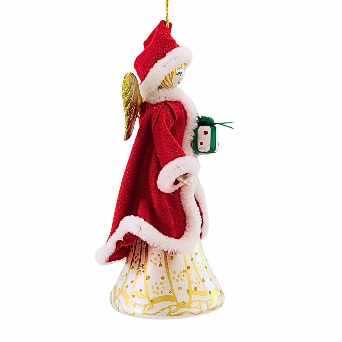De Carlini Italian Ornaments Angelina Claus - - SBKGifts.com