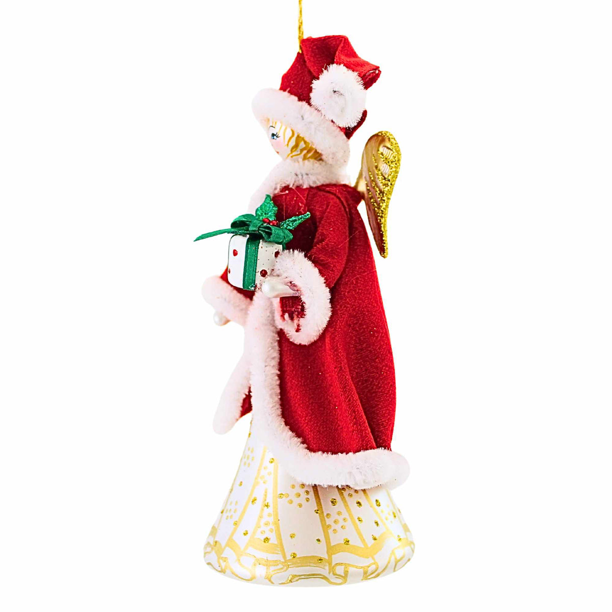 De Carlini Italian Ornaments Angelina Claus - - SBKGifts.com