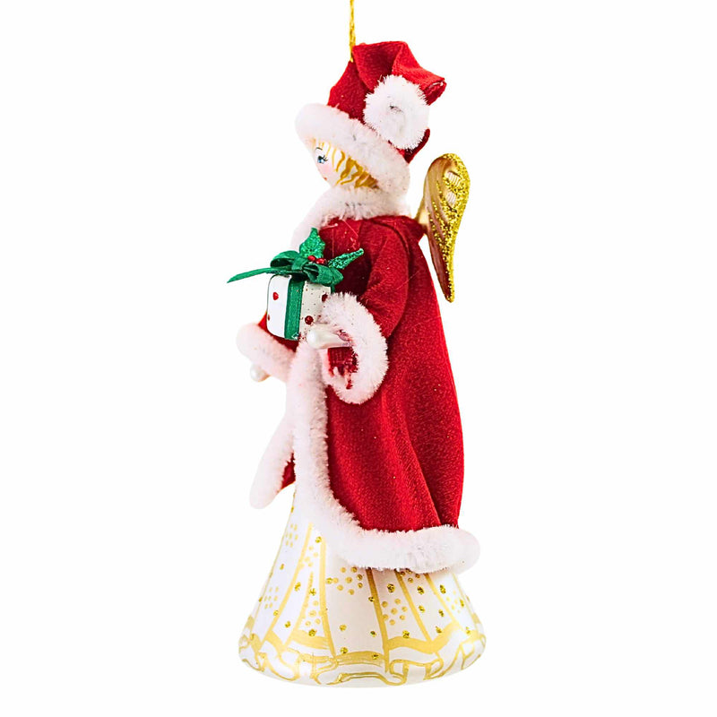 De Carlini Italian Ornaments Angelina Claus - - SBKGifts.com
