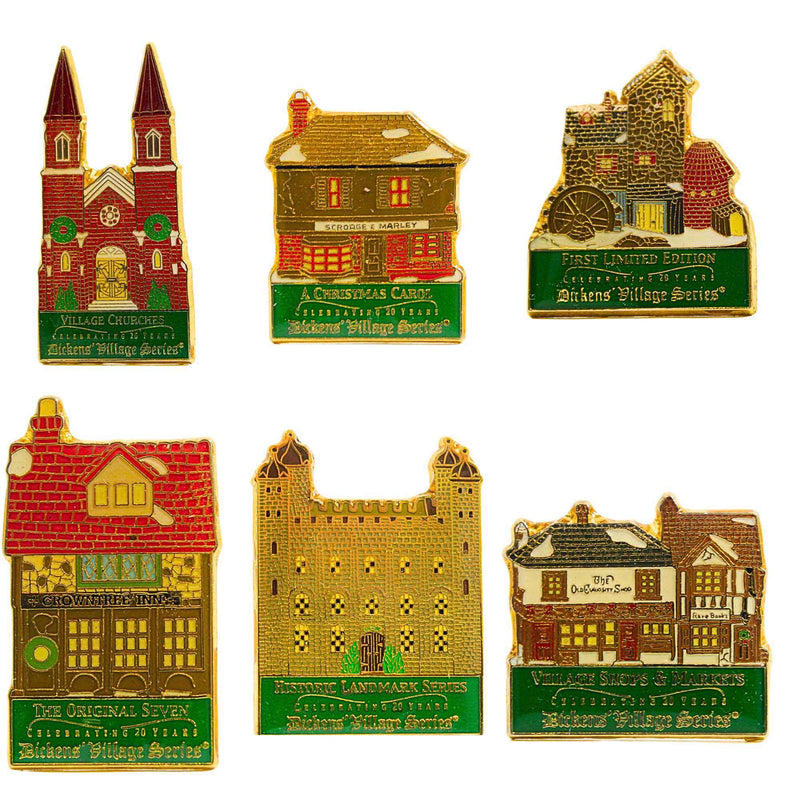 (6428) Dickens' Village History Pins