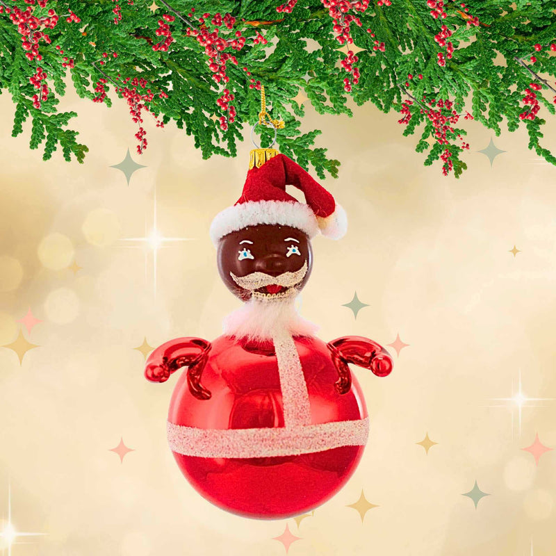 De Carlini Italian Ornaments Jolly Wobbler - - SBKGifts.com