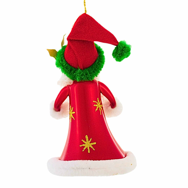 De Carlini Italian Ornaments Holly Bell Nick - - SBKGifts.com