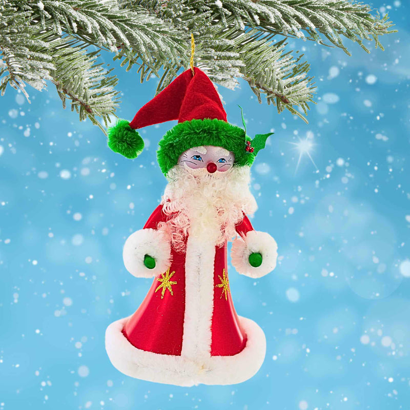 De Carlini Italian Ornaments Holly Bell Nick - - SBKGifts.com