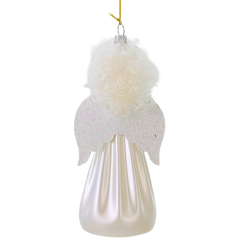 De Carlini Italian Ornaments Celestial Snow Angel - - SBKGifts.com