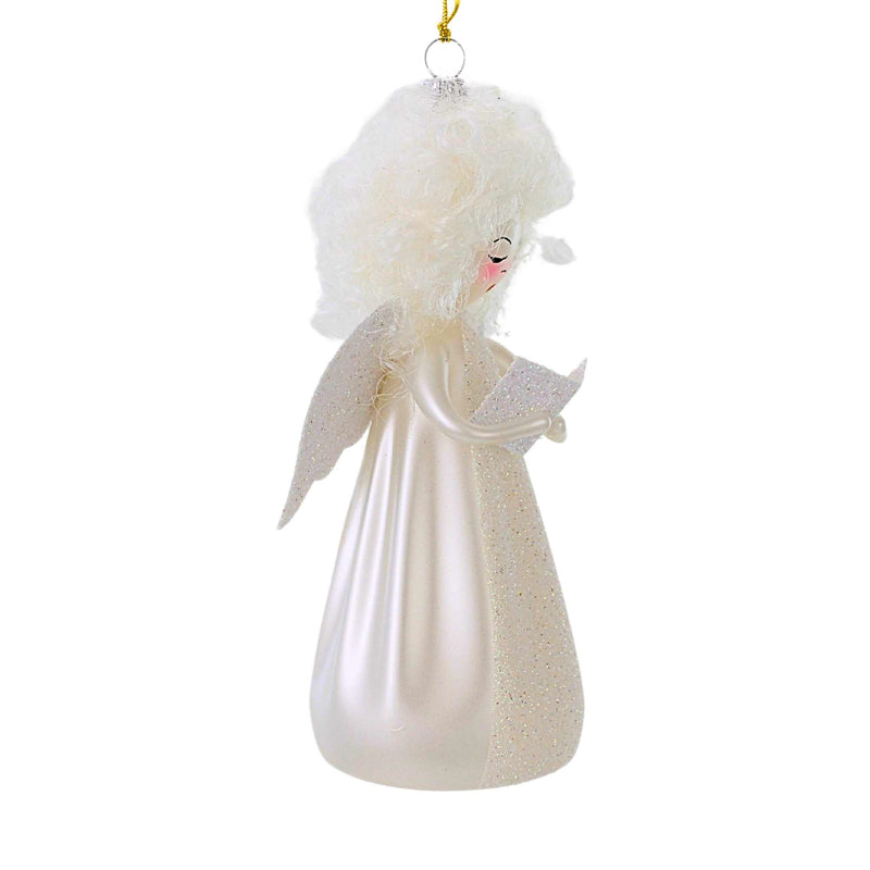 De Carlini Italian Ornaments Celestial Snow Angel - - SBKGifts.com