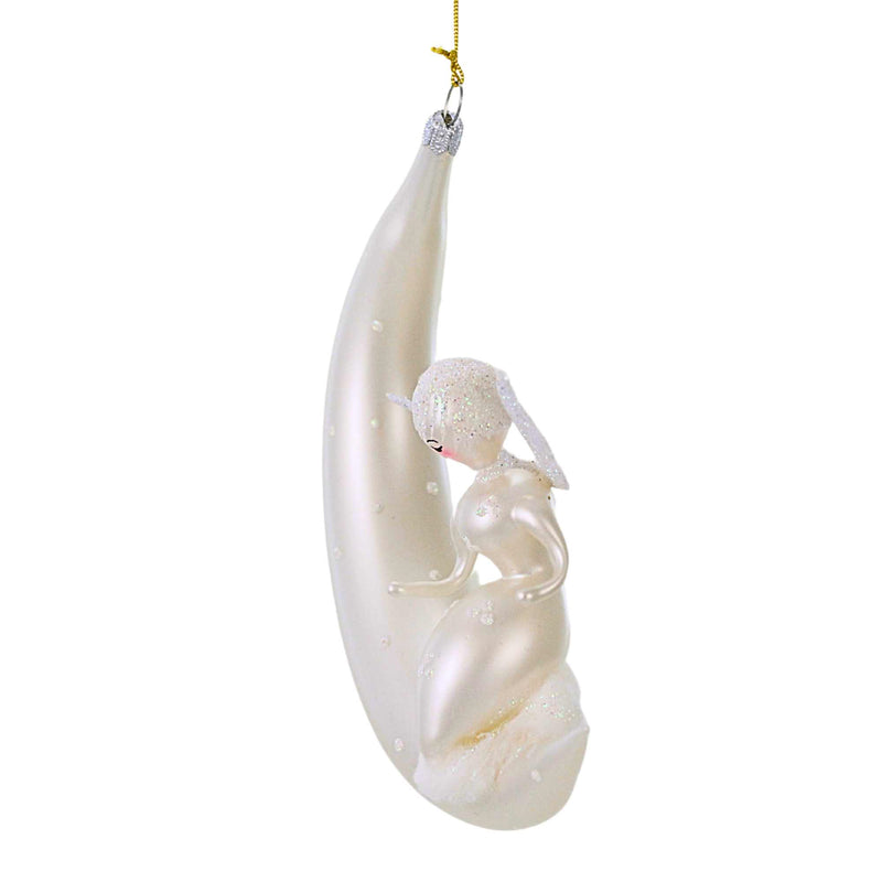 De Carlini Italian Ornaments Luna Lullaby - - SBKGifts.com
