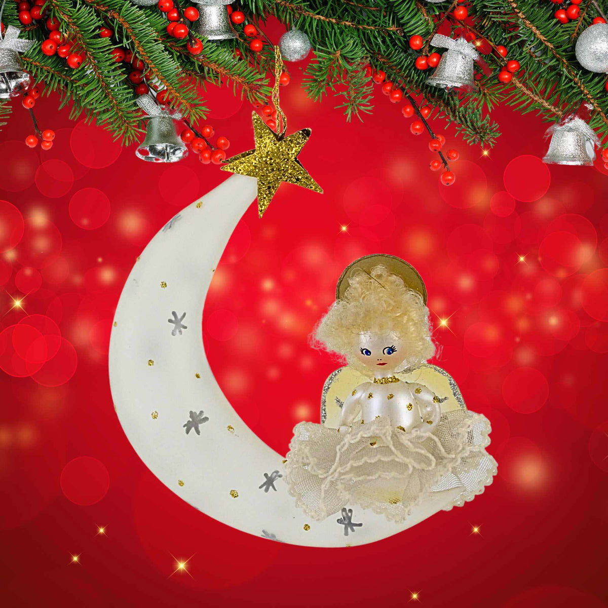 De Carlini Italian Ornaments Stella Starlight - - SBKGifts.com