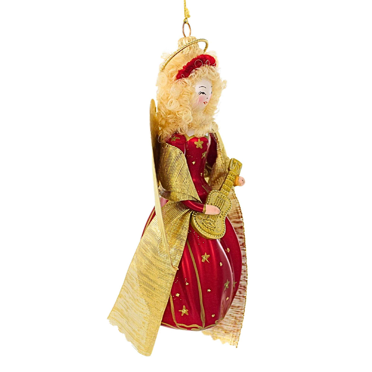De Carlini Italian Ornaments Ruby's Regal Riff - - SBKGifts.com