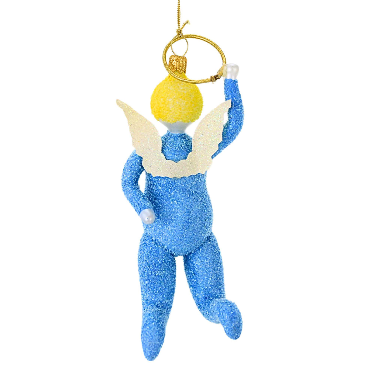 De Carlini Italian Ornaments Baby Blue Angel - - SBKGifts.com