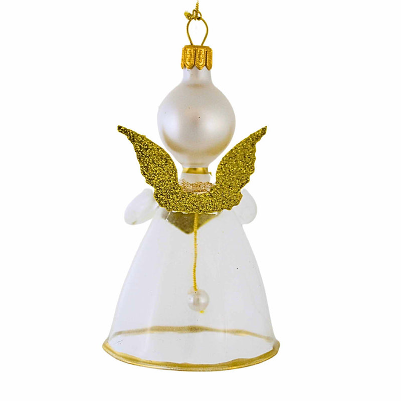De Carlini Italian Ornaments Goldie Bell Sings - - SBKGifts.com