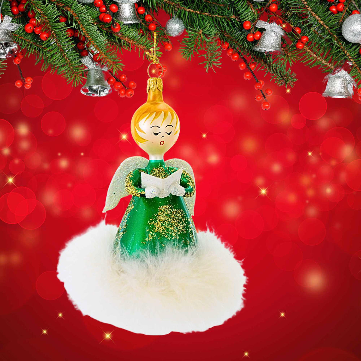 De Carlini Italian Ornaments Esmeralda - - SBKGifts.com