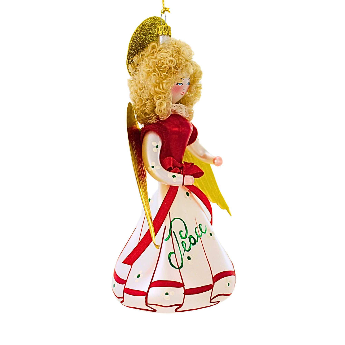 De Carlini Italian Ornaments Pretty In Peace - - SBKGifts.com