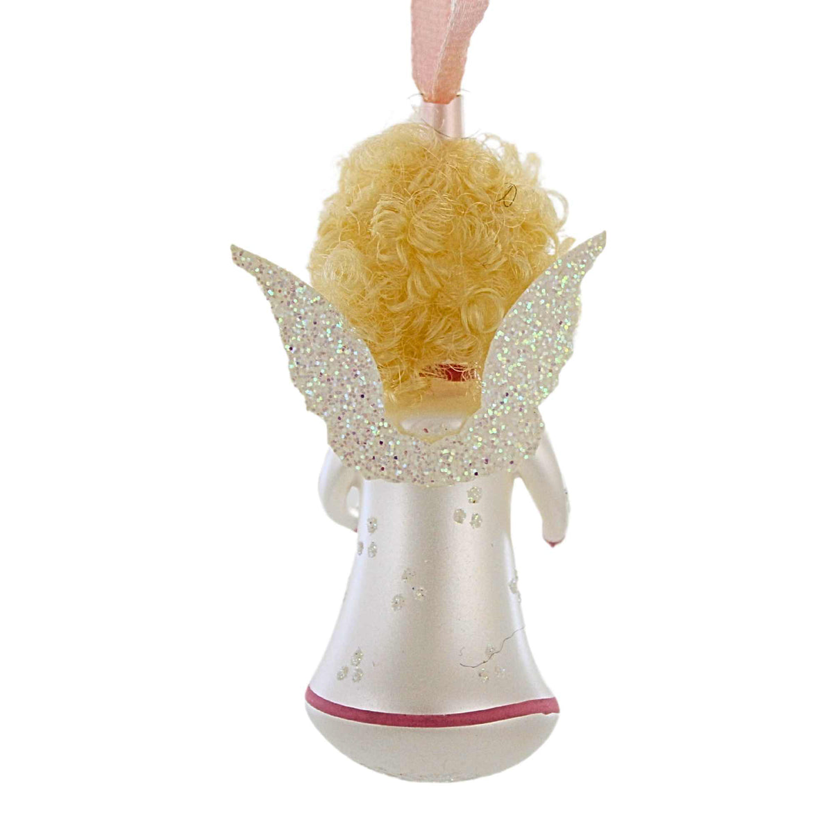 De Carlini Italian Ornaments Angelina In Pink - - SBKGifts.com
