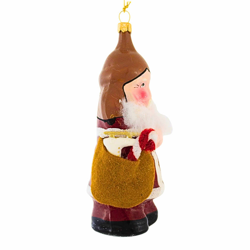 De Carlini Italian Ornaments Babbo Natale 1970S Vintage Skate - - SBKGifts.com