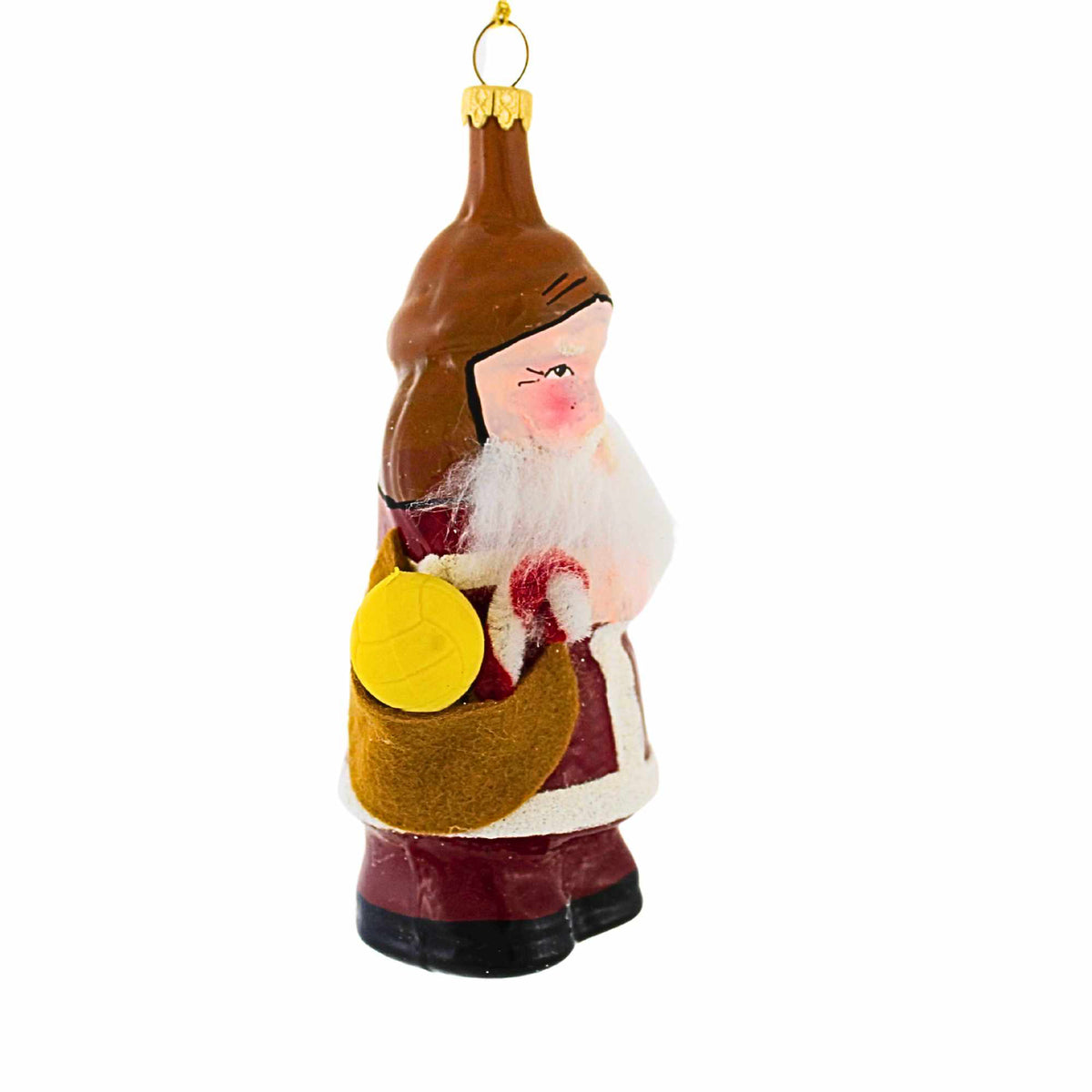 De Carlini Italian Ornaments Babbo Natale Vintage 1970S Volleyball - - SBKGifts.com