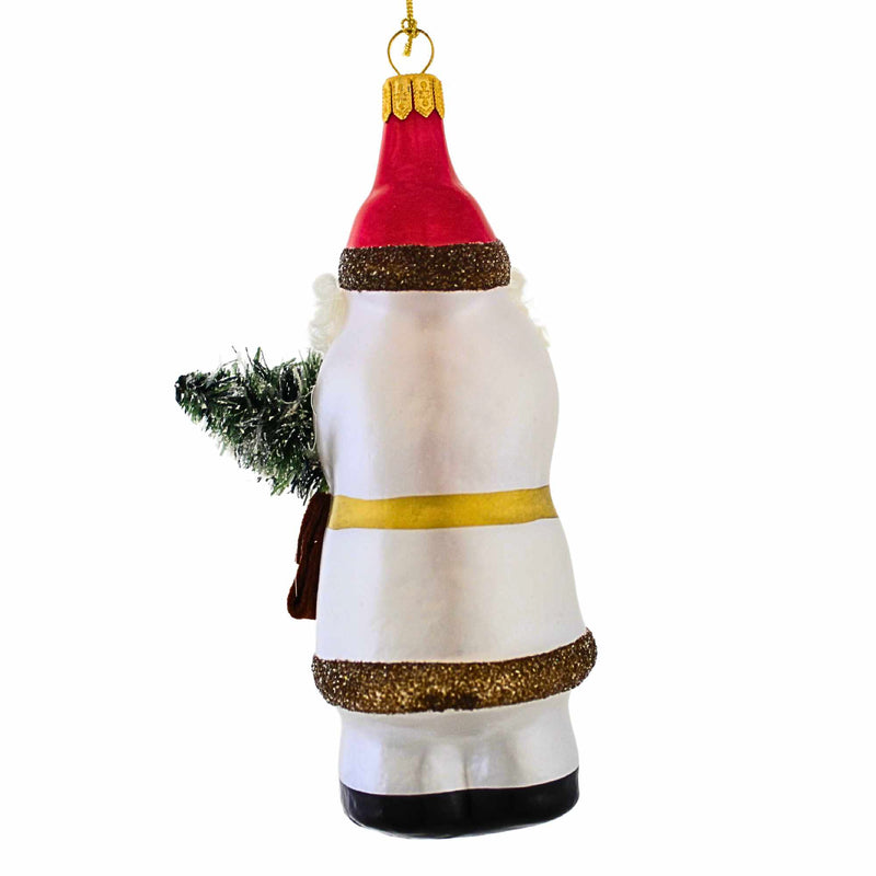 De Carlini Italian Ornaments Woodland Claus - - SBKGifts.com