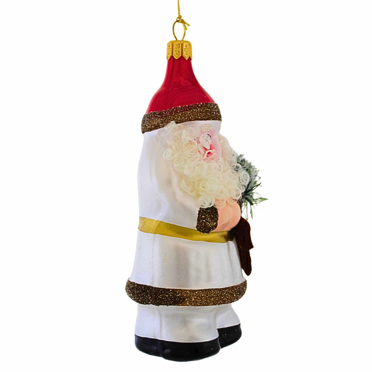 De Carlini Italian Ornaments Woodland Claus - - SBKGifts.com