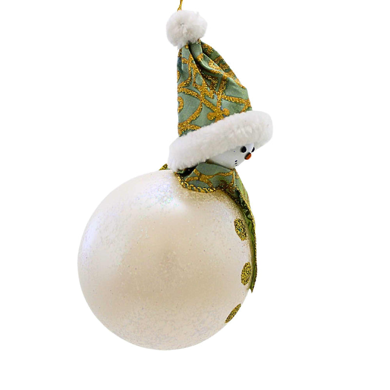 De Carlini Italian Ornaments Snowella Sparkles - - SBKGifts.com