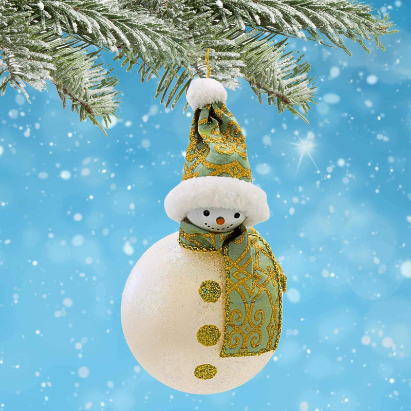 De Carlini Italian Ornaments Snowella Sparkles - - SBKGifts.com