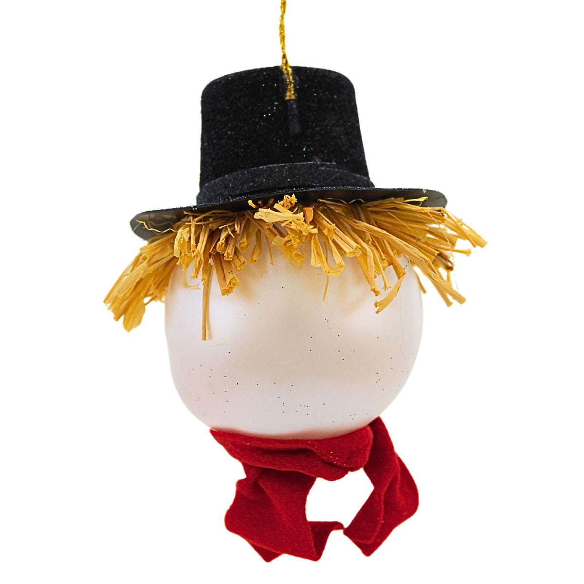 De Carlini Italian Ornaments Snowball Sam - - SBKGifts.com
