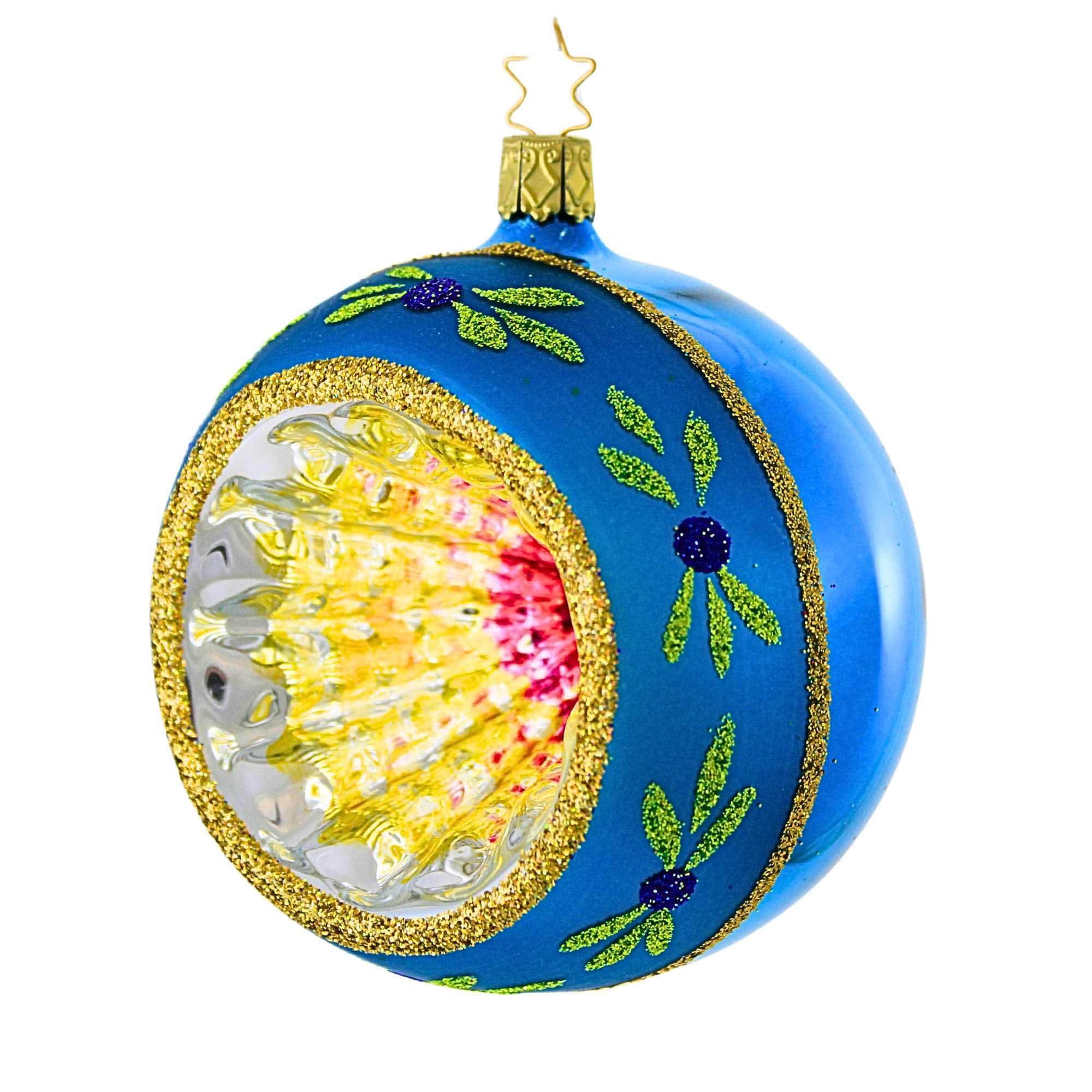 Inge Glas 4.00In Christmas Twinkles 10Cm Set, Glass, Ball