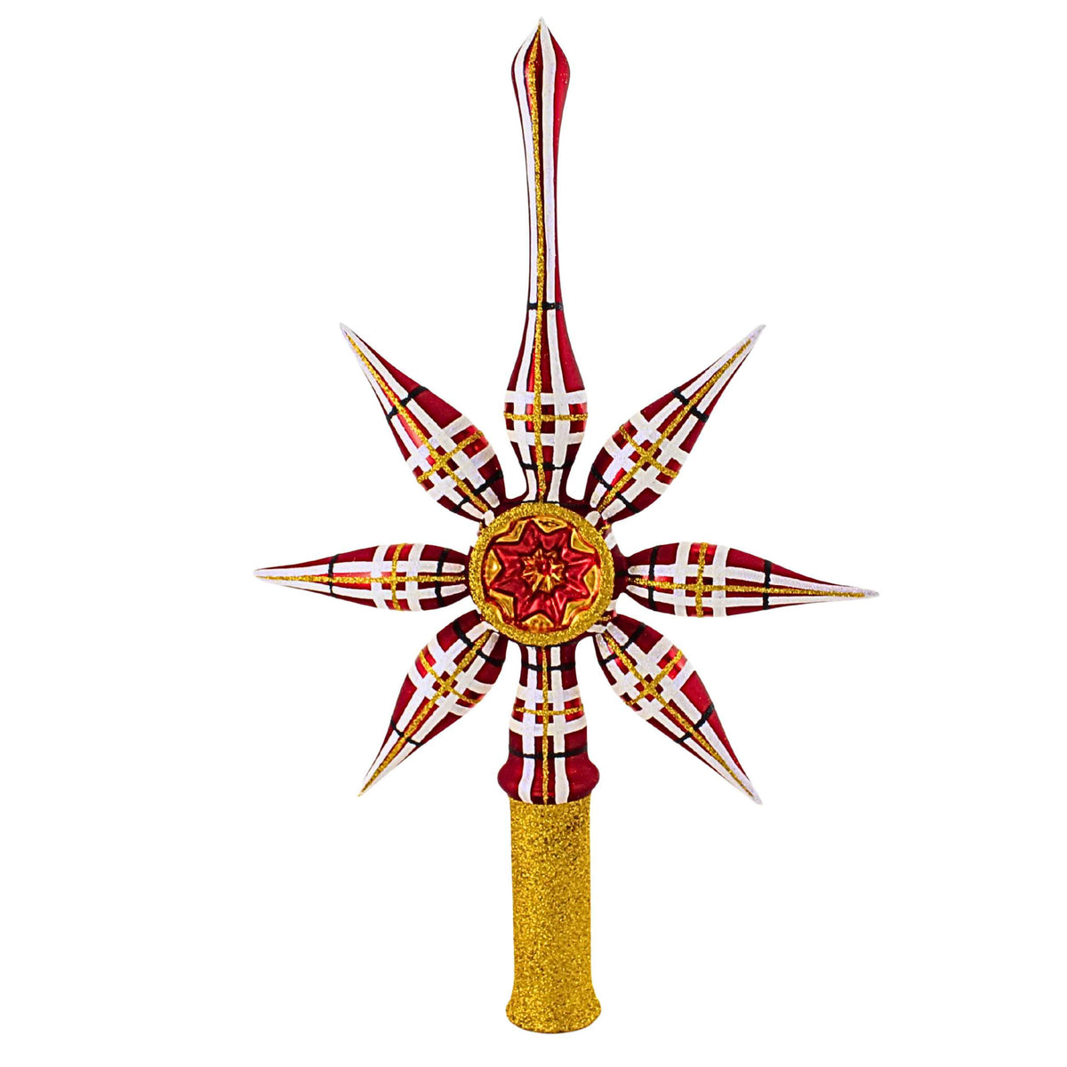 64396 Scottish Tartan Star Tree Topper 2024296