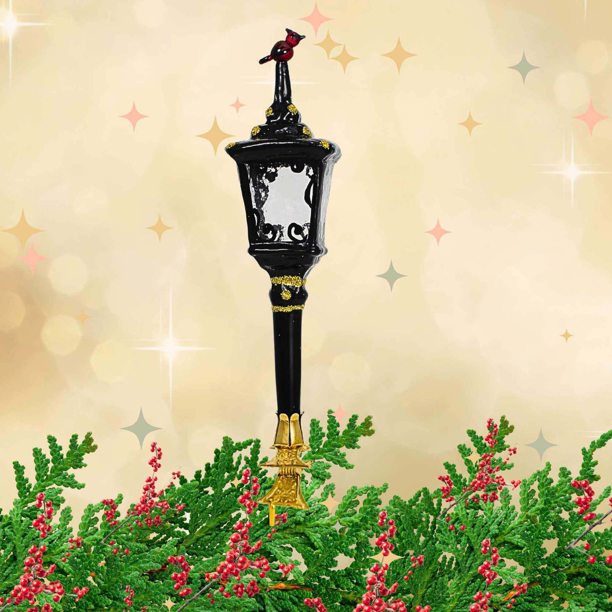 Morawski Cardinal On Lantern Clip On - - SBKGifts.com