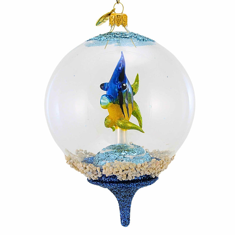 Morawski Angelfish In Globe Dome - - SBKGifts.com