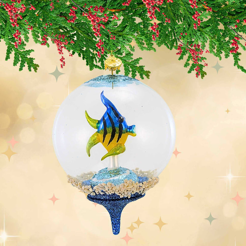 Morawski Angelfish In Globe Dome - - SBKGifts.com