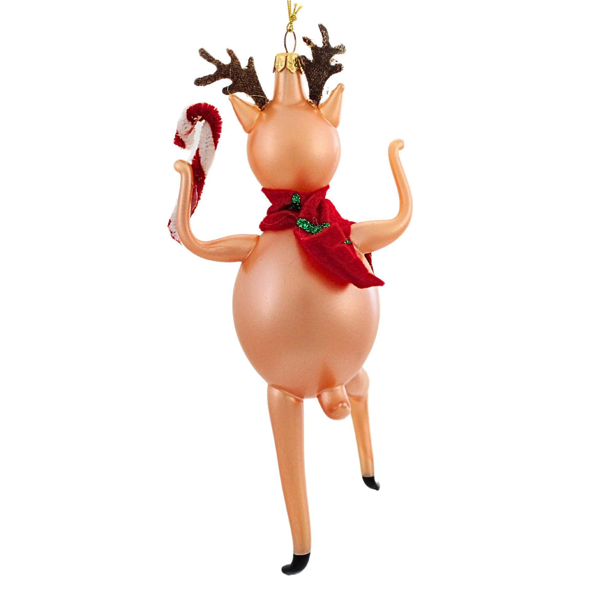 De Carlini Italian Ornaments Jolly Jinglebuck - - SBKGifts.com