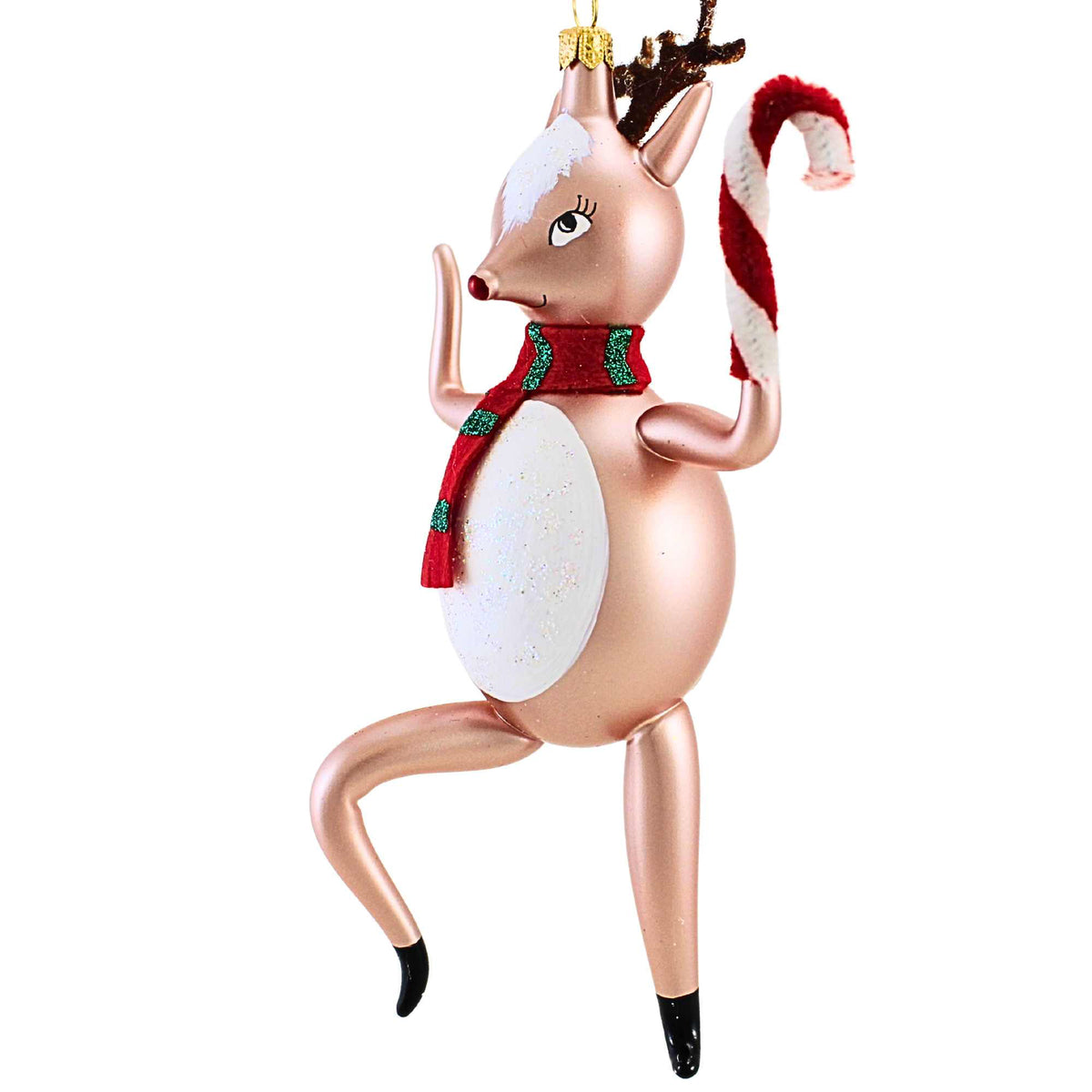 De Carlini Italian Ornaments Jolly Jinglebuck - - SBKGifts.com