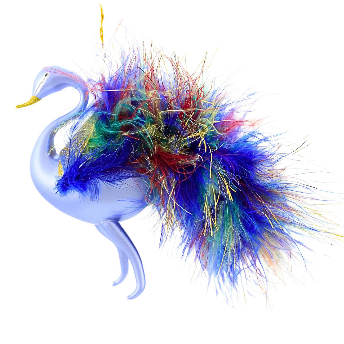 De Carlini Italian Ornaments Winter Plumiera - - SBKGifts.com