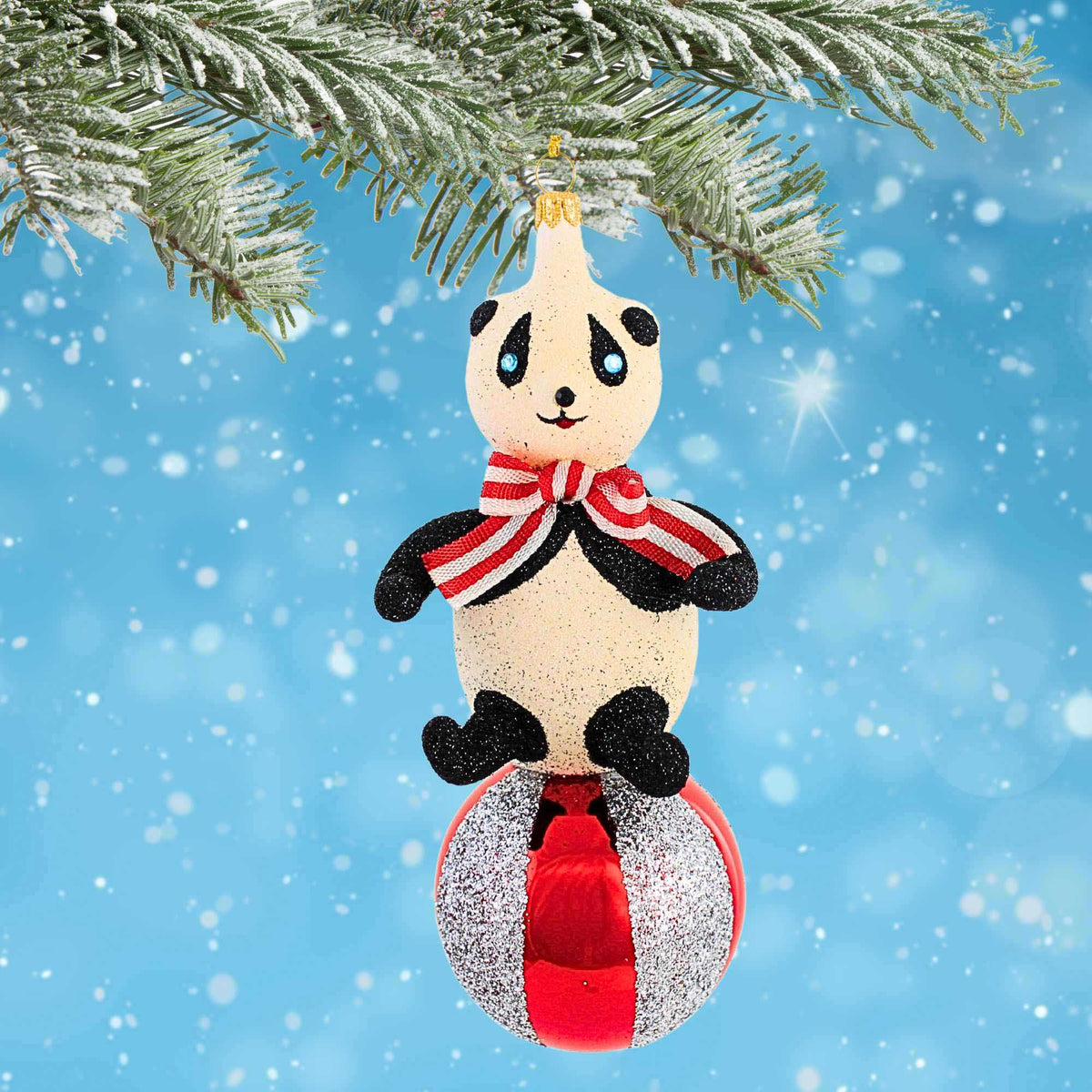 De Carlini Italian Ornaments Lil" Pandino - - SBKGifts.com