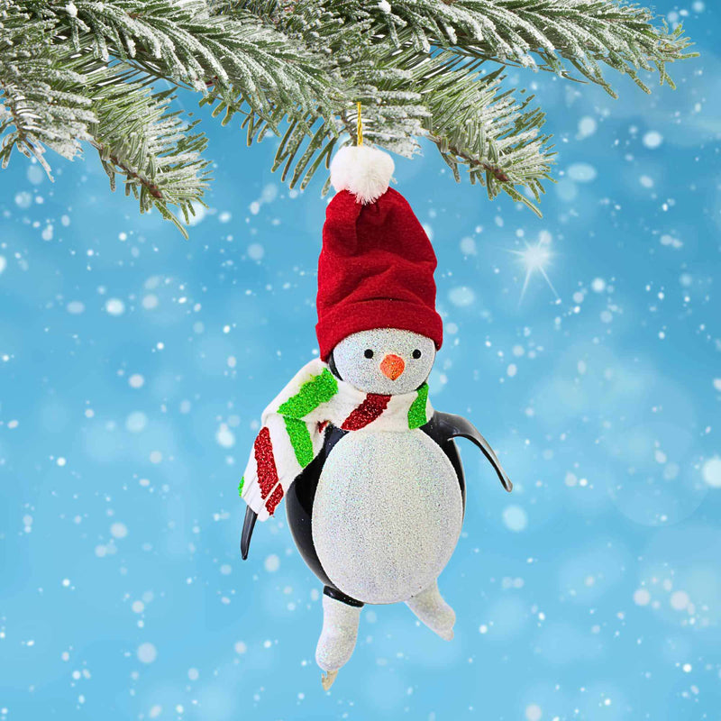 De Carlini Italian Ornaments Holiday Waddleton - - SBKGifts.com
