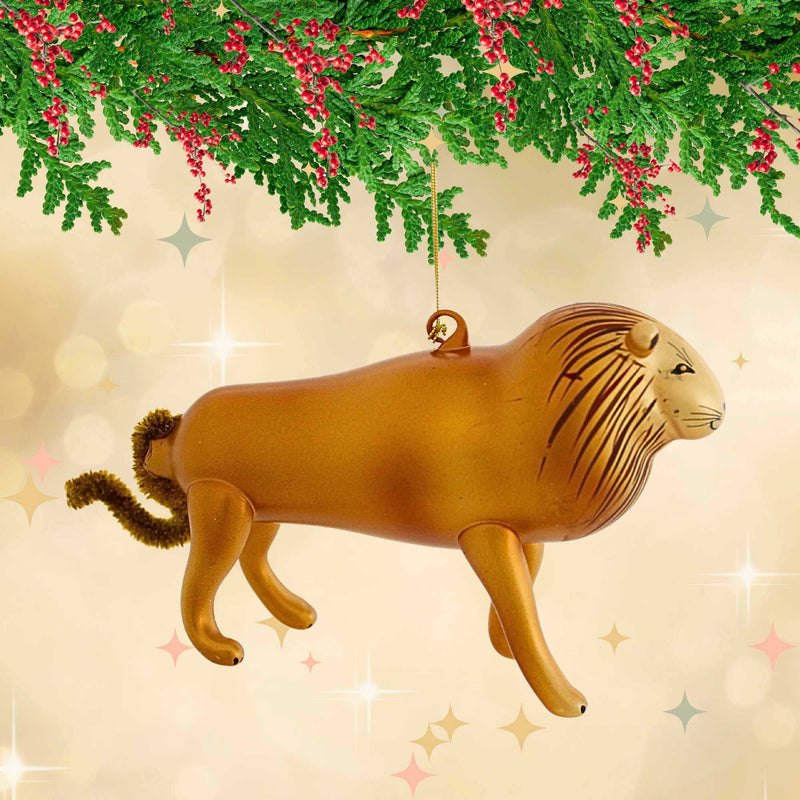 De Carlini Italian Ornaments Augustus Roar - - SBKGifts.com