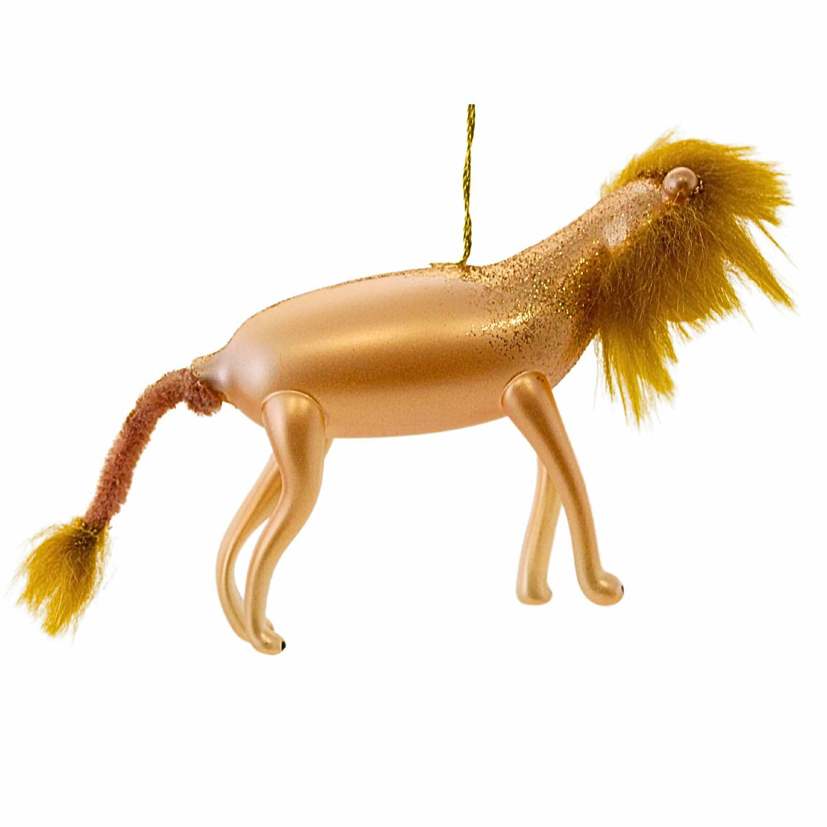 De Carlini Italian Ornaments Caspian Goldmane - - SBKGifts.com