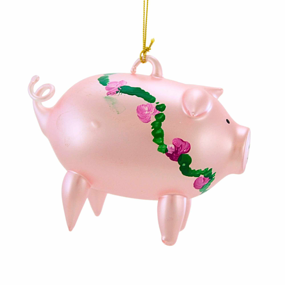 De Carlini Italian Ornaments Rosy Pig - - SBKGifts.com