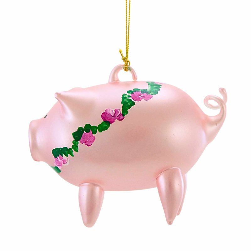 De Carlini Italian Ornaments Rosy Pig - - SBKGifts.com